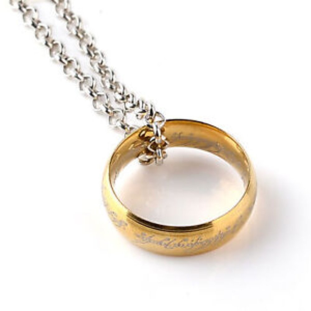 LOTR Lord Of The Rings PRECIOUS Ring (and Chain)